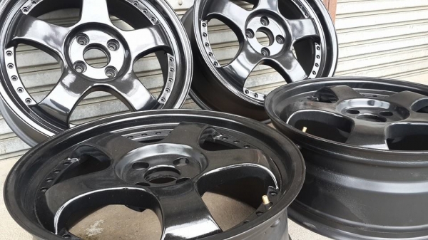 Wwork S1 ขอบ 17 4รู100 สีดำด้าน แม็กเปล่าไม่มียาง