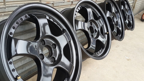 Wwork S1 ขอบ 17 4รู100 สีดำด้าน แม็กเปล่าไม่มียาง