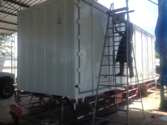 รับ เคาะ เก็บผุ ทำสี เพนท์ลาย ตัวถังรถบรรทุก