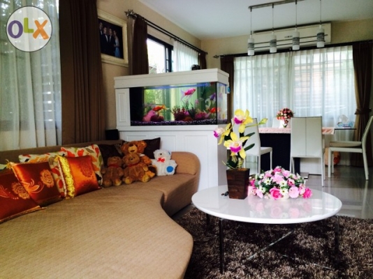 ขายบ้านเดี่ยว ม.ฮาบิเทีย ปัญญาอินทรา 2 เนื้อที่ 100 ตรว พร้อมเฟอร์นิเจอร์