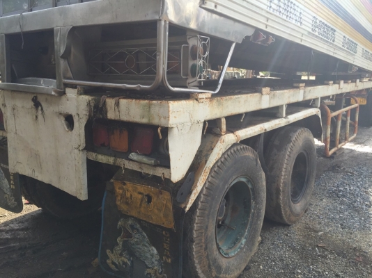 หางพื้นเรียบ2คานยาว8ม. มีเล่มทะเบียนพร้อมโอน เพลาเหลี่ยม ช่วงล่างสวย คัสซีสวย..ของอู่จรูญพัทลุง..