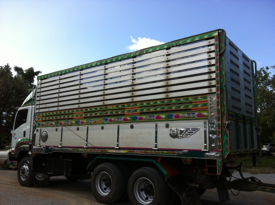 ขายรถพ่วง 22 ล้อ 2 เพลา แม่-ลุก กระบะเนียมคอกเกษตรดั้ม ISUZU DECA FXZ 360 ปี.56 ขายดาวน์แค่ 1050000 เท่านั้น วิ่งแค่80.000 กว่าๆกิโล สวยมากๆ สนใจโทร