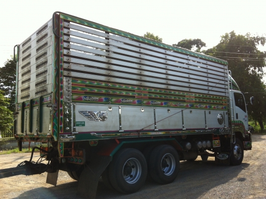 ขายรถพ่วง 22 ล้อ 2 เพลา แม่-ลุก กระบะเนียมคอกเกษตรดั้ม ISUZU DECA FXZ 360 ปี.56 ขายดาวน์แค่ 1050000 เท่านั้น วิ่งแค่80.000 กว่าๆกิโล สวยมากๆ สนใจโทร