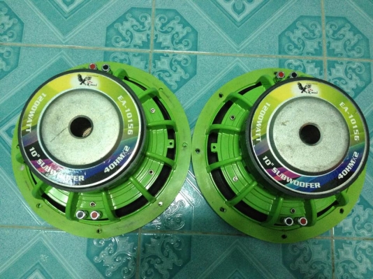 ซับ10&quot; EAGLE โครงหล่อแม่เหล็ก160/ว้อย2.5&quot; มือสองเดิมๆไม่เคยซ่อม อายุงาน3เดือน ขายคู่ละ 2350 บาท