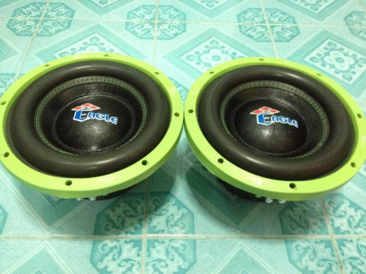 ซับ10&quot; EAGLE โครงหล่อแม่เหล็ก160/ว้อย2.5&quot; มือสองเดิมๆไม่เคยซ่อม อายุงาน3เดือน ขายคู่ละ 2350 บาท