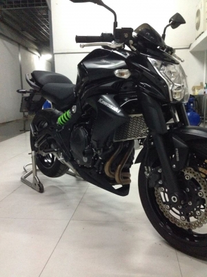 ขาย ER6N 2014 วิ่งไป 2500โลแท้ ประกันเหลือ 5เดือน 220,000 ต่อรองได้