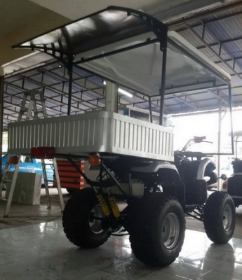 รถไฟฟ้าโซล่าเซลล์ส่งอาหาร Delivery