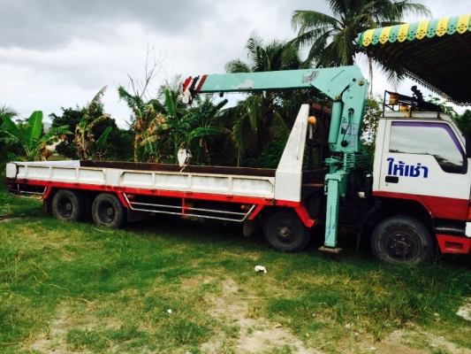 12ล้อ2เพลา160แรงติดเครน5ตันคัสซีCB80P-00339 เครื่อง 6D14-644359..รถสวยพร้อมใช้ เล่มทะเบียนพร้อมโอน(รายการดูหน้าเล่ม)