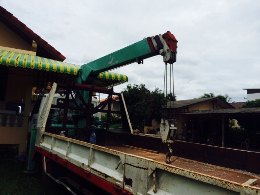 12ล้อ2เพลา160แรงติดเครน5ตันคัสซีCB80P-00339 เครื่อง 6D14-644359..รถสวยพร้อมใช้ เล่มทะเบียนพร้อมโอน(รายการดูหน้าเล่ม)