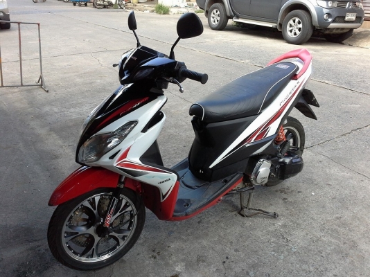 Mio 125 rr ปี 53 สีแดง ขาว รถบ้าน เครื่องเดิม ล้อแม็ค มีเล่ม เอกสารพร้อม 16,900