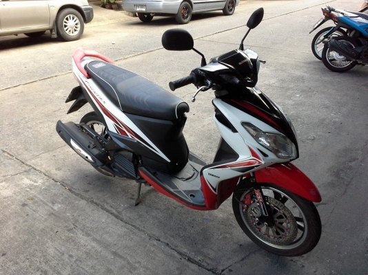 Mio 125 rr ปี 53 สีแดง ขาว รถบ้าน เครื่องเดิม ล้อแม็ค มีเล่ม เอกสารพร้อม 16,900