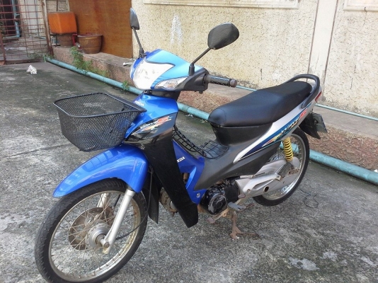 Wave 100 uboox ปี 49 กุญแจใหญ่ สีน้ำเงิน ดำ รถบ้าน สวย เครื่องเดิมๆ มีเอกสารครบ