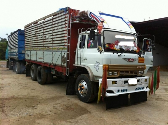 ขายรถพ่วง HINO SUMO FM 227 TURBO เเม่ลูกดัมพ์เกษตรคอกมีเนียม รถพร้อมใช้งาน