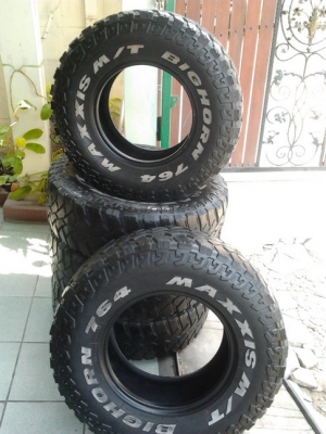 Maxxis MT 764 ขนาด 265/75/16 ปลายปี12 สภาพดี 1ชุด Maxxis MT 764 ขนาด 265/75/16 ปลายปี12 สภาพดี 1ชุด