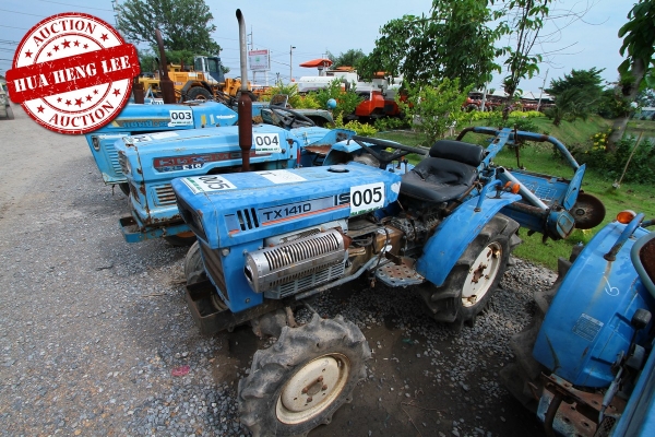 AUC 7 Code 005  แทรกเตอร์  เก่านอก ISEKI TX1410F  ราคา เริ่มต้นการประมูล 45,000 บาท