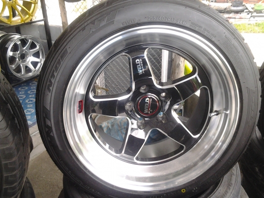 WELD พร้อมยาง NITTO NT05 ยางใหม่แม็กใหม่