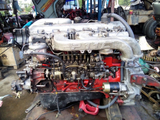 ขายเครื่องเก่านอก HINO P11C 320 แรงม้า มีใบคุม ราคา 180000