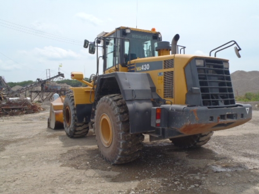 ขายด่วน รถตักล้อยาง  KOMATSU  WA430-6  S/N 65359  ปี 2008&rlm; นำเข้าจากโดยตรงจากญี่ปุ่น ยังไม่ผ่านการใช้งานในไทย สภาพสวย