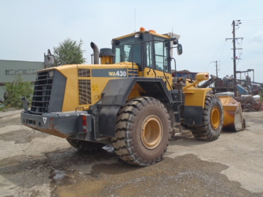 ขายด่วน รถตักล้อยาง  KOMATSU  WA430-6  S/N 65359  ปี 2008&rlm; นำเข้าจากโดยตรงจากญี่ปุ่น ยังไม่ผ่านการใช้งานในไทย สภาพสวย