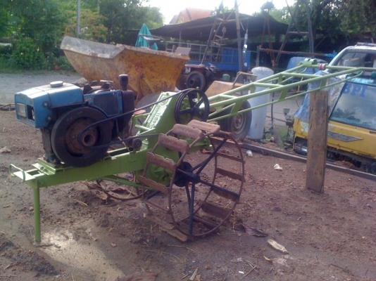 รถไถเดินตาม พร้อมเครื่องมิตซู 12 แรง พร้อมใช้งาน