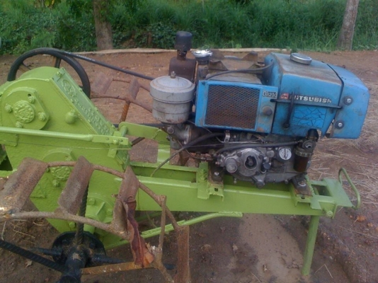 รถไถเดินตาม พร้อมเครื่องมิตซู 12 แรง พร้อมใช้งาน