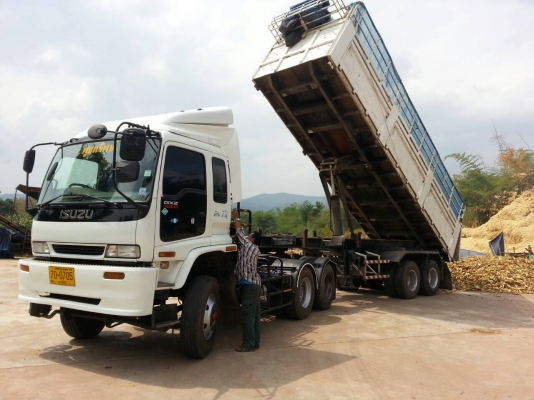 หัวลาก10ล้อIZUSU 2 เพลา รุ่น GXZ360 + หาง3มิตรดั้ม2เพลา + หางคอกสูง3เพลาแท้