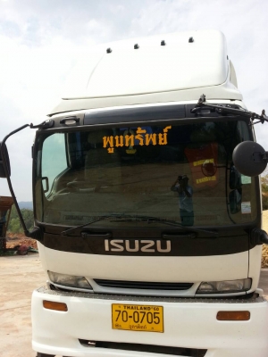 หัวลาก10ล้อIZUSU 2 เพลา รุ่น GXZ360 + หาง3มิตรดั้ม2เพลา + หางคอกสูง3เพลาแท้