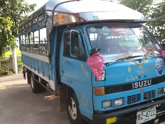 หกล้อ อีซูซุ 100แรง หลังคาโดยสาร-รับส่งนักเรียน รถใช้งานตลอด ทะเบียนพร้อมโอน