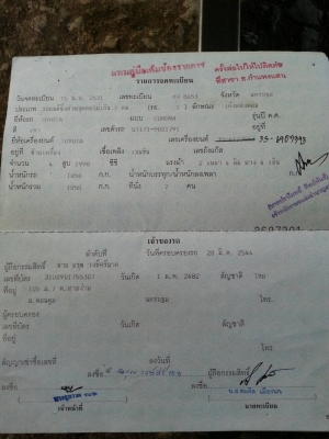 ขายรถยนต์ โตโยต้า โคโรน่า 2000 ปี 1988