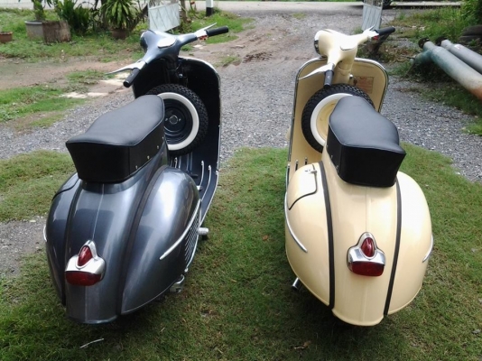 ขาย vespa 64 อินเดีย no book สีเทาบรอน รถอยู่ชัยนาท สภาพนางฟ้า เอกสารอินวอย เครืองผ่าใหม่ สีใหม่ อุปกรณ์ใหม่ ราคา 49900 บาท รถสวยพร้อมขี่กลับ สนใจติดต่อ 0826336557 โป้ง รับเทรินทุกรุ่นครับ.