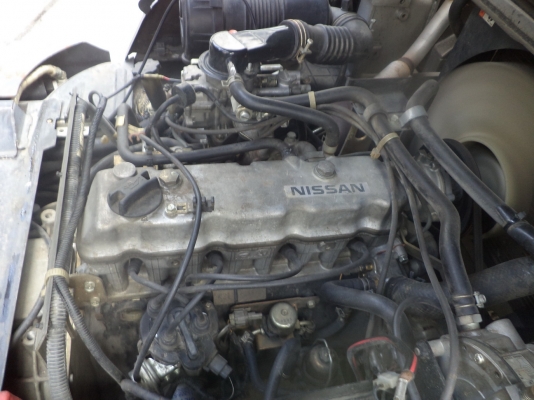 ฟอร์คลิฟต์ 2.5 ตัน Nissan PL02 #004760 (แก๊ส LPG) สนใจโทร. 080-6565422 (หนิง)