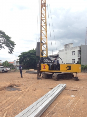 รับตอกเสาเข็ม