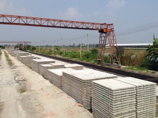 เสาเข็มหกเหลียม แผ่นพื้นสำเร็จรูป