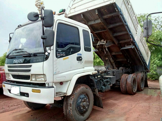 ขายรถบรรทุก 10 ล้อดัมพ์ ISUZU DECA 270 แรงม้าปี 2548 เครื่องดำ ราคา 1600000