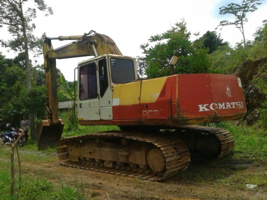 PC200-5 ซีเรียลสูง C/N63211  ไฟฟ้าครบ แผ่นสวยโซ่เต็ม เฟมสวย ช่วงล่างสวย มีเล่มทะเบียน..