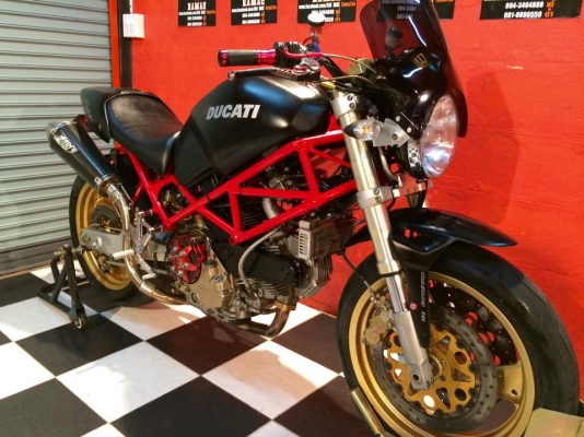 T&amp;T BIKE RAMA2 ขายDUCATI M900 ทะเบียนแท้ โอนขนส่ง ของแต่งแน่น ราคาเพียง 229000