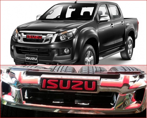 กระจังหน้าออลนิว ดีแม็ค โลโก้แดง X-Serie