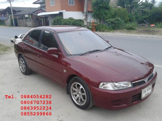 ขาย Mitsubishi lancer ท้ายเบนซ์ สีแดงสวย เกียร์ออโต้ ราคา 88,000 บ. +++++