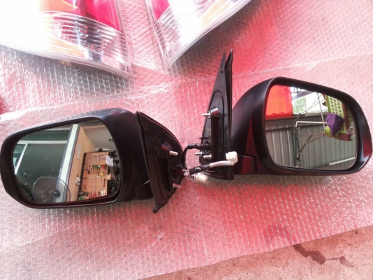 กระจกมองข้างวีโก้แช้มป์ มีไฟเลี้ยว พับ ปรับไฟฟ้า (ไฟ7สาย) ของแท้ มือสองสภาพสวย