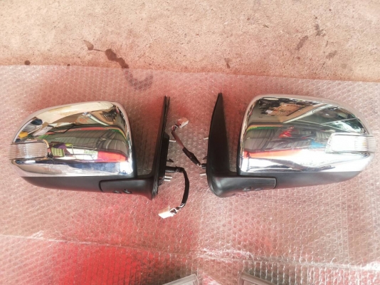 กระจกมองข้างวีโก้แช้มป์ มีไฟเลี้ยว พับ ปรับไฟฟ้า (ไฟ7สาย) ของแท้ มือสองสภาพสวย