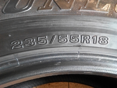 ยาง Dunlop 235/55/18 ปี11