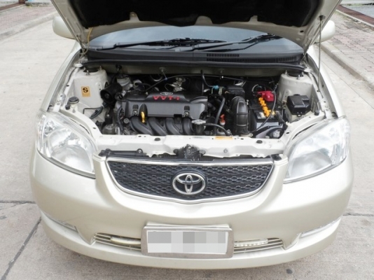 TOYOTA VIOS 1.5 E ivory ปี 2005 AUTO จัดไฟแนนซ์ได้ T.086-527-9533