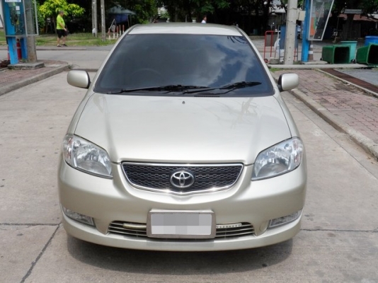 TOYOTA VIOS 1.5 E ivory ปี 2005 AUTO จัดไฟแนนซ์ได้ T.086-527-9533