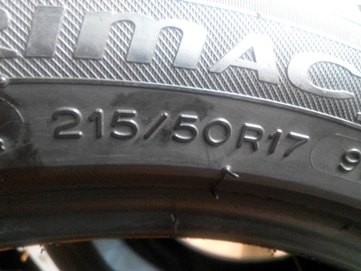 ยาง Michelin 215/50/17 ปี 12