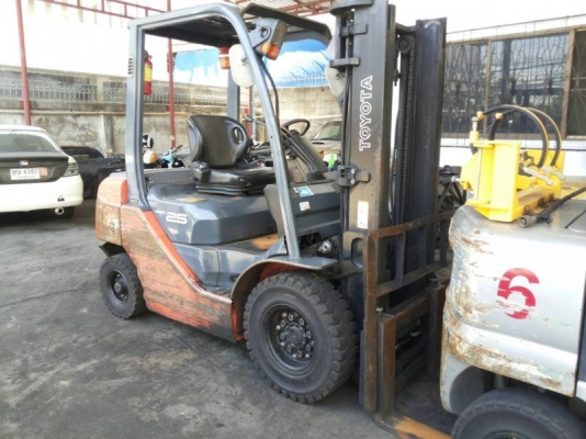 ฟอร์คลิฟต์ 2.5 ตัน Toyota 02-8FD25 #12790 (Diesel) สนใจโทร. 080-6565422 (หนิง)