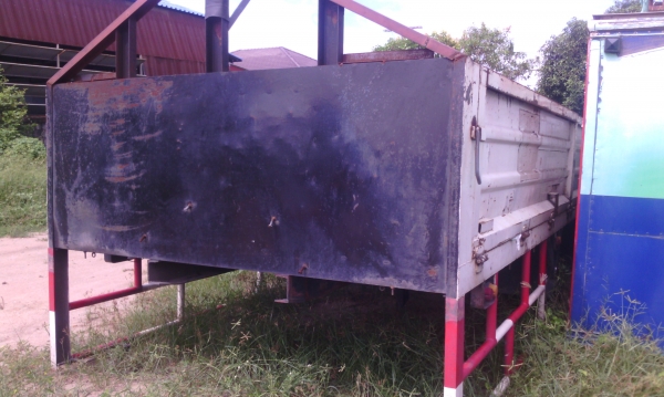 ขาย กระบะ 10 ล้อ กระบะบรรทุกเหล็ก  ยาว 6.20 เมตร