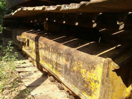 KOMATSU-pc100-5 ไฟตัด แอร์เย็น เครื่องดี ช่วงล่างแน่นเอวไม่หลวมใบแทรคครบ