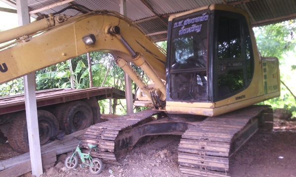 ขายแบคโฮ KOMATSU PC 120 รุ่น 6พร้อมรถขนหัวยาว