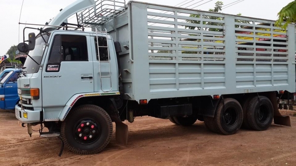 ขาย10ล้อ อีซูซุ ปี38ร็อคกี้นางฟ้า195 6HE1 FVM32M-R เครื่องดี แชชซีสวย เอกสารพร้อมโอน กระบะสูงคอกเกษตร