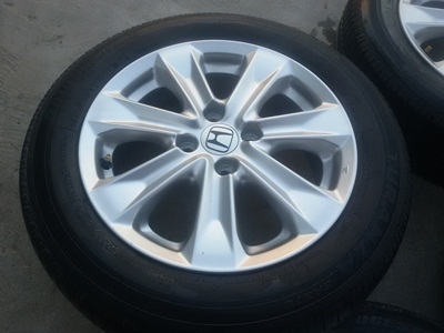 ขายล้อแม็กHONDA  Jazz Hybrid ขอบ15 พร้อมยางปี 13    4 ล้อ